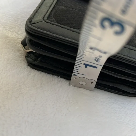 COPY - Vintage Coach Black Wallet with Silver Buckle - Picture 12 of 16